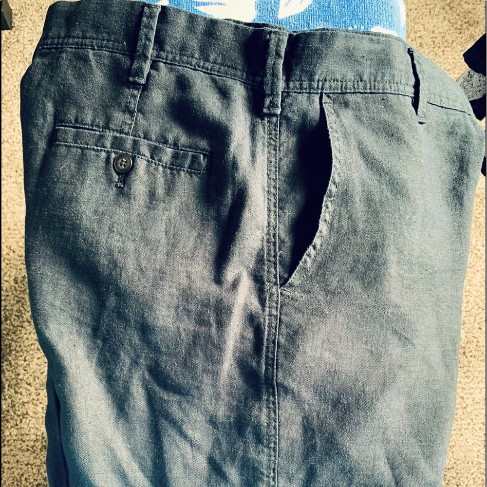 Men Linen Shorts